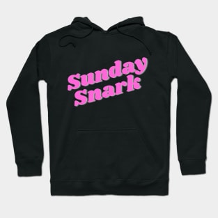 Sunday Snark (Pink Main Color) Hoodie